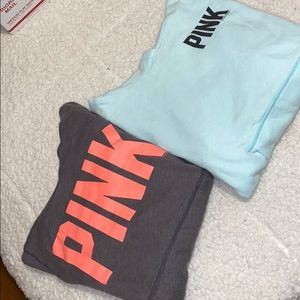 VS pink hoodies